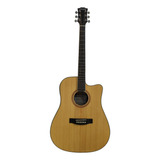 Guitarra Electroacustica Mccartney X6m210 Cedro Y Nogal