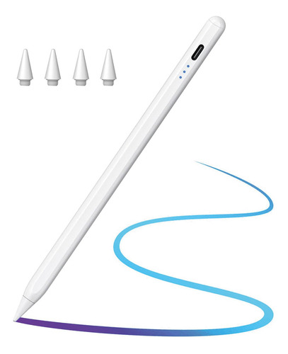 Pencil iPad, Stylus Pen Con Sensor Magnético Y De Inclinació