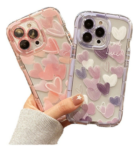 Funda Case Alta Calidad Moda Tpu Transparente Para iPhone 