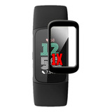 Película 3d De Proteção Tela Para Relógio Fitbit Charge 6