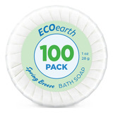 Ecoearth Barras De Jabn De Hotel (spring Breeze, 1 Oz, Paque