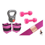 Kit Cardio Gym Hogar Pesa Rusa Circular Tobillera Servicegym