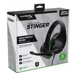 Audífonos Gaming Xbox Hyper Cloudx Stinger Core 40mm 4p5j9aa Color Negro