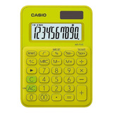 Calculadora Casio De Escritorio Ms-7uc-yg Pila Solar Verde