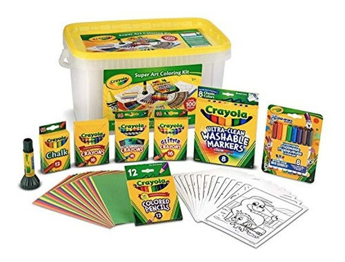 Crayola Super Art Kit De Regalo Para Niños Más De 100 Pieza