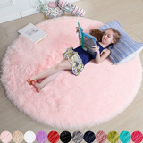 Tapete Redondo Para Quarto De Meninas Tapete Fofo 4'x4' Kid