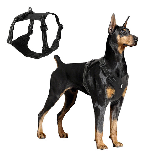 Chaleco Ligero De Malla Ajustable Reflectante Para Perros