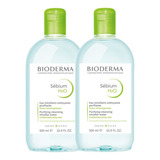 Combo 2 Sebium H2o 500ml Limpieza Pieles Grasas Bioderma