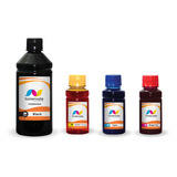 4 Tinta Para Hp 2136 2676 3776 3636 664 800ml Bk Pigmentado