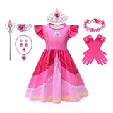 Vestido Bros Para Niñas Con Diseño De Princesa Vaquera, Colo