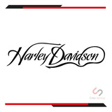 Calca Sticker Harley Davidson Curve P/moto O Decora 20x8cm