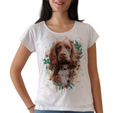 Remera Perro Setter Irlandés Animales Mujer Purple Chick