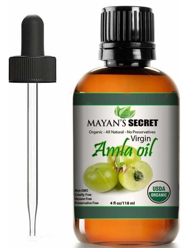 Amla Aceite Para El Crecimiento Del Cabello Virgen Orgánico