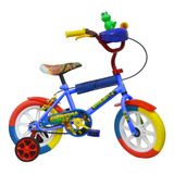 Bicicleta Zambito Rod 12 Kids Nene Nena Ruedas Goma Bocina