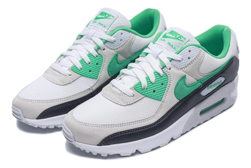 Tenis Nike Air Max 90 Original Para Hombre Verde Claro 28mx