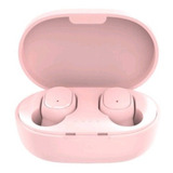 Auriculares Estéreo Mini Airdots A6s Tws Wireless 5.0 En Color Rosa