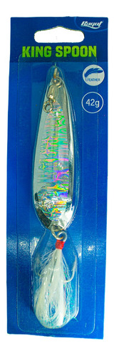 Cuchara Holografica King Spoon 1.5 Oz Pesca Playa Currican Color Plata Sl