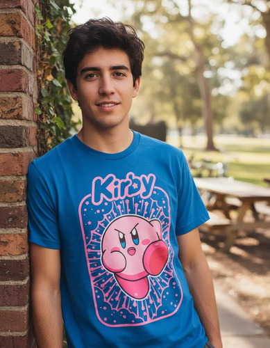 Playera Game Kirby Poster Cute Mario Bros Nintendo