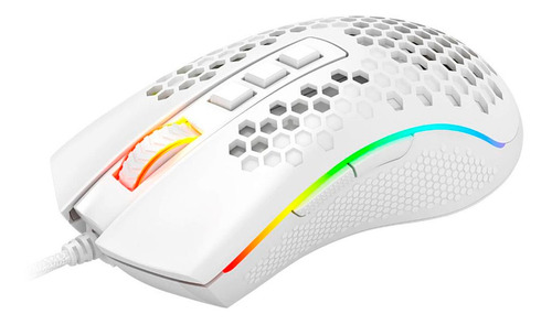 Mouse Gamer Redragon Storm Elite M988 Rgb Blanco Fact A-b