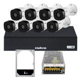 Kit 8 Câmeras Intelbras Vhl 1220 2mp Dvr 8 Canais 1tb - Cabo