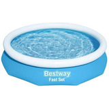 Alberca Piscina Semi Inflable Con Bomba Filtro Set Bestway