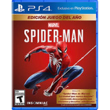 Spider-man Edición Juego Del Año Ps4 Nuevo Sellado Físico*