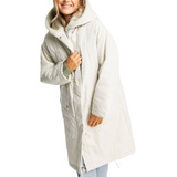 Parka Color Crema Con Diseño En Cascada De Asos Design