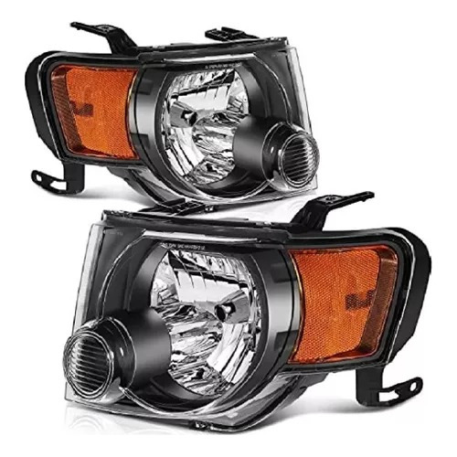 Par De Faros Ford Escape 2008 2009 2010 2011 2012 Negros