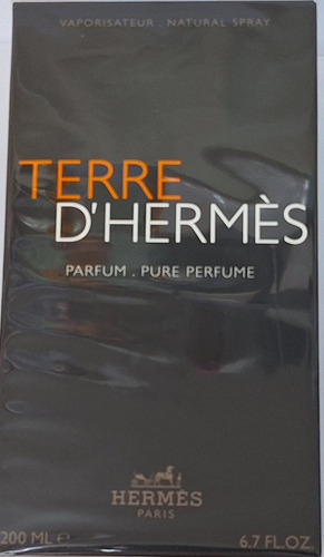 Perfume Terre D'hermes Parfum Pour Homme X 200ml Original