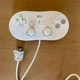 Control Joystick Nintendo Wii Classic Controller Blanco