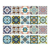 2x 20 Piezas Mosaico Azulejos De Pared Pegatinas De Cocina