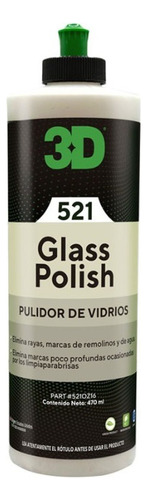 Glass Polish 3d Pulidor Abrillantador Vidrios Y Agua Dura