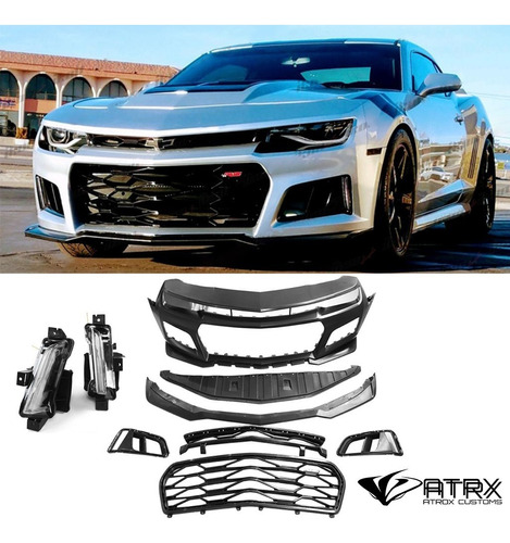 Fascia Lip Conversion Zl1 Led Drl Chevrolet Camaro 2010 2015