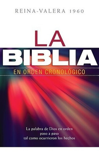 Biblia De Estudio En Orden Cronologico Tapa Dura