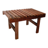 Mesa Ratona Para Reposera Madera Dura Quebracho Exterior