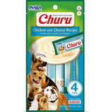 Snack Para Perro Churu De Pollo Con Queso 56 Gr. 4 Tubitos