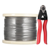 Cable De Acero Inoxidable T316 De 500 Pies, Construcción De 