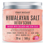 Exfoliante Corporal De Sal Del Himalaya Con Colageno Y Celul