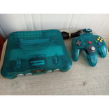 Consola Nintendo 64 Ice Blue Completa