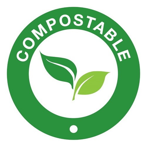 Bolsas Tubo Compostables Biodegradables 15x25 X 100 Unidades