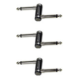 3x Acessórios De Guitarra Efeitos Pedal Connector Plug Serie