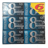 Maxell 8 Mm Gx-mp 120 Cintas De Video  6-pack 