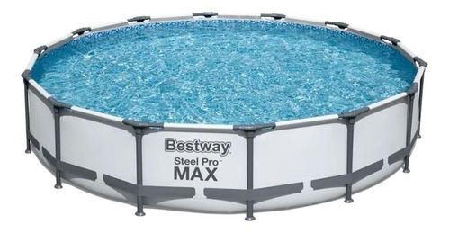 Alberca Steel Pro Max 4.57m X 1.07m Pool Set Gris Bestway 