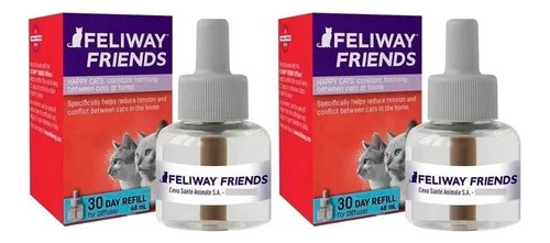 2x Feliway Friends Refil 48ml Ceva