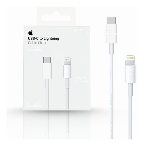 Cabo Apple Para iPhone Lightning Tipo C 1 Metro Original