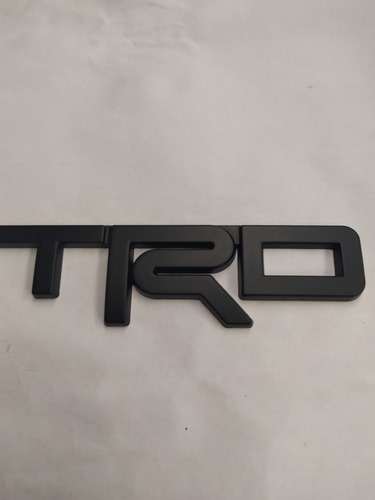 Emblema Trd Negro Toyotas 4runner Fortuner Tacoma Tundra Fj Foto 2