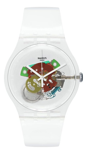 Reloj De Cuarzo Swatch New Gent Biosourced Random Ghost, Tra