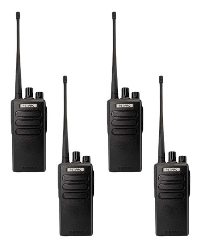 4 Radios Uhf Pro1000 16 Canales Compatibles Kenwood Motorola