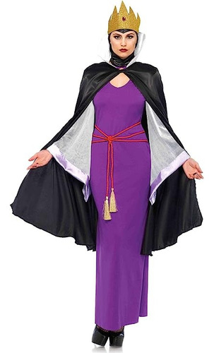 Disfraz Maléfica Clásico Reina Malvada De Dama Halloween Dark Queen Costume
