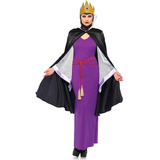 Disfraz Maléfica Clásico Reina Malvada De Dama Halloween Dark Queen Costume